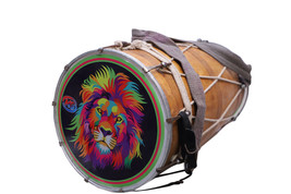 Dhol Drum Musicals,Rose Wood, Natural, Padded Bag, dholak drum dholki - £310.89 GBP