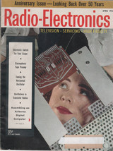 Radio Electronics Magazine April 1958 Anniversary Issue 50 Years Televis... - $1.75
