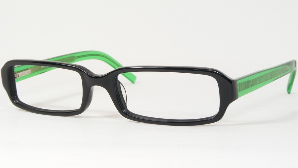 BIKKEMBERGS BK00903 Black /Green UNIQUE RARE EYEGLASSES FRAME 53-18-135 ... - $93.47