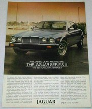 1982 Print Ad Jaguar Series III Best Ever Built - £10.81 GBP