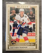 Matthew Tkachuk Hand Signed Topps Hockey Card Autographed Florida Panthe... - $25.00