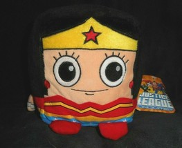 Justice League Dc Comics Wonder Woman Super Hero Square Stuffed Animal Plush Toy - £11.39 GBP