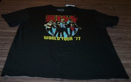 Vintage Style Kiss Band 1977 World Tour T-Shirt 3XL Xxxl New w/ Tag - £19.38 GBP
