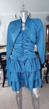 Vintage Party Cocktail Dress with Matching Bolero Jacket - $59.00