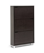 Baxton Studio Simms Modern Shoe Cabinet Dark Brown - $158.65