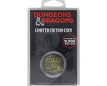 Dungeons &amp; Dragons Limited Edition Coin D20 Die Dice Figure - $14.99