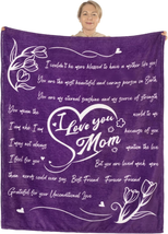 Mother&#39;s Day Gifts for Mom Her Women, Blanket Fleece Throw Blanket Mom Birthday - £28.74 GBP