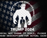 You Won&#39;t Like Him When He&#39;s Angry Trump 2024 Vinyl Decal US Made US Seller - $6.72+