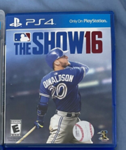 MLB The Show 16 Baseball Josh Donaldson Sony Playstation 4 PS4 Used - £7.75 GBP