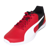 Puma EvoSpeed 1.4 SF JR Boys Casual Shoes 358749 01 Red Leather Sneakers SZ 5.5 - £31.32 GBP