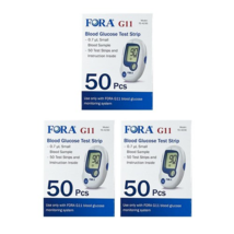 Fora G11 blood sugar test strips, 150 sheets, 1 set - $58.29