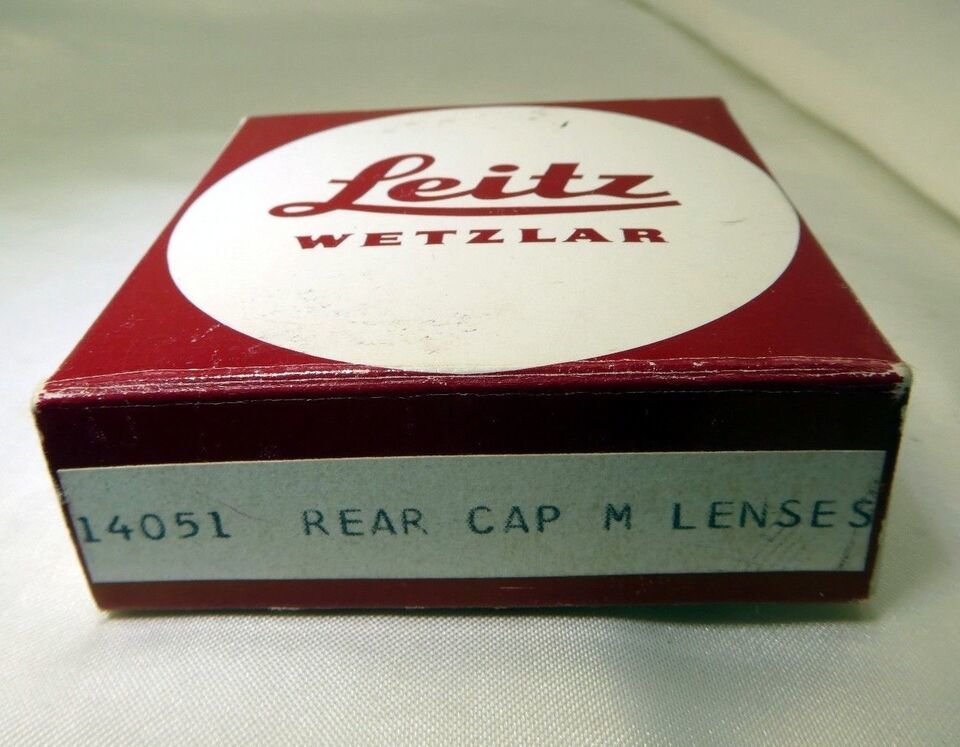 Empty Paper Box for Leica 14051 Rear Lens CAP vintage OEM - $12.65