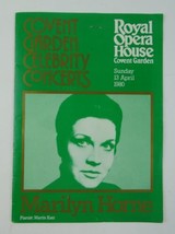 Marilyn Horne Royal Opera House Covent Garden Celebrity Concerts 1980 Program - $19.79