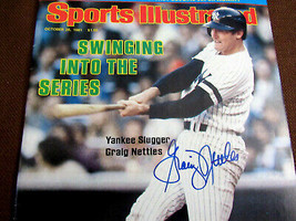 Graig Nettles 1977-78 Yankees Signed Auto 1981 Sports Illustrated Magazine Jsa - £119.27 GBP