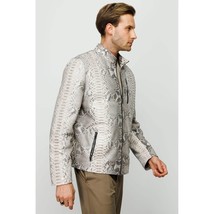 Vinci The-Boss Snake Natural Leather Men Jacket image 3