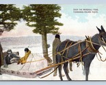 Horse Drawn Sled Marshall Pass Fairbanks-Valdes Alaska AK UNP DB Postcar... - £6.32 GBP