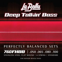 LaBella 760FHBB Beatle Bass Stainless Steel Flat Wound - 50-100 - £34.00 GBP
