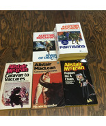 Vintage Alistair Maclean 7 paperback book lot Partisans puppet on a chain - $441.92 MXN