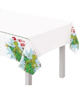 Grinch Dr Seuss Table Cover He&#39;s A Mean One Plastic 54&quot; x 96&quot; Christmas ... - $127.45 MXN