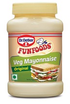 Dr. Oetker FunFoods Vegetarian Mayonnaise Original 250 grams Bottle - Eggless - $14.15