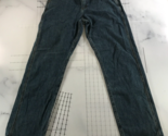 Vintage Lee Jeans Mens 34x34 Blue Straight Leg High Rise Loose Fit Zip Fly - $20.29