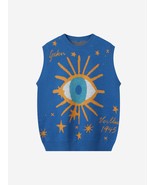Eye Jacquard Vest Sweater - $54.95