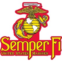 U.S.M.C. Logo Semper Fi Patch 11&quot; - £20.60 GBP