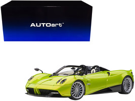 Pagani Huayra Roadster Verde Firenze Green Metallic and Carbon with Luggage Set  - $364.00