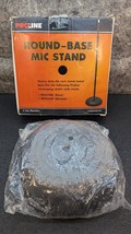 New Proline Ms235bk Round Base Microphone Stand Only, Black - $30.09 CAD