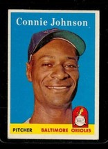 Vintage Baseball Trading Card Topps 1958 #266 Connie Johnson Baltimore Orioles - £9.80 GBP