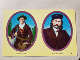 Vintage Postcard - Wild Bill Hickok and Calamity Jane - Rushmore News - £11.79 GBP
