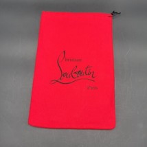 Christian Louboutin Dust Bag Storage Bag 14&quot; x 9&quot; w/red satin interior - £26.54 GBP
