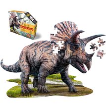 e11even, LLC Madd Capp Puzzles Jr. - I AM Triceratops - 100 Pieces - Animal Shap - £23.11 GBP