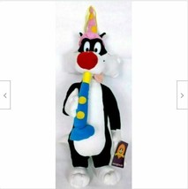 NWT Looney Tunes Sylvester Party New Years Plush Stuffed Animal 19&quot; - £58.66 GBP