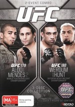 UFC 179-180 Aldo vs Mendes 2 / Werdum vs Hunt DVD | Region 4 - £11.62 GBP