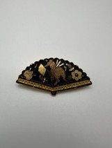 Vintage Damascene Gold Bull Fighting Brooch Size: 5.3cm x 2.6cm - £23.74 GBP