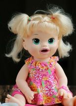 Baby Alive Super Snacks SNACKIN Sara Doll - Poops TALKS English Spanish - £52.11 GBP