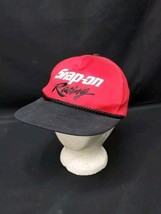 1990s UNUSED Swingster SNAP-ON TOOLS Racing Brim Rope Snapback Red Truck... - $14.89
