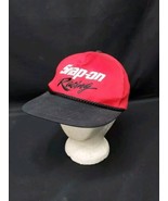 1990s UNUSED Swingster SNAP-ON TOOLS Racing Brim Rope Snapback Red Truck... - $14.89