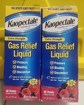 (2) Kaopectate Extra Strength Gas Relief Liquid, 125mg, 8oz Each Bottle ... - $14.84