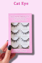 So Pink Beauty Faux Mink Eyelashes 5 Pairs - £15.98 GBP