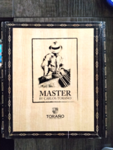 Master by Carlos Torano Cardboard Cigar Box 6 1/8 x 6 3/4 x 3 - Fast Ship! - $8.95