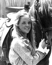 An item in the Home & Garden category: Melissa Sue Anderson In Little House On The Prairie Posing With Horse 16X20 Canv