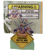 Demon Slayer| Anime Car Warning | Car Warning Sticker | Mechanic - $185.88 MXN
