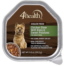 4health Grain Free Adult Chicken Stew w/ Peas Wet Dog Food, 3.5 oz, 1 Si... - $9.33