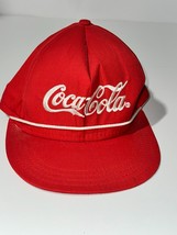 Coca-Cola 5-Panel Style Cap Hat Men&#39;s One-Size Red Embroidered Snapback ... - $11.50