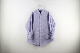 Vtg 90s Ralph Lauren Men 16 32/33 Distressed Yarmouth Collared Button Do... - $24.70
