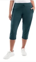 Kirkland Signature Womens Pants Blue Capri Stretch Active Pockets Lightw... - $54.50 CAD