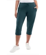 Kirkland Signature Womens Pants Blue Capri Stretch Active Pockets Lightw... - $54.32 CAD