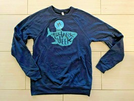 new SHARK WEEK 2019 Sweatshirt UNISEX sz M blue Digital Ocean fleece tee... - $19.70